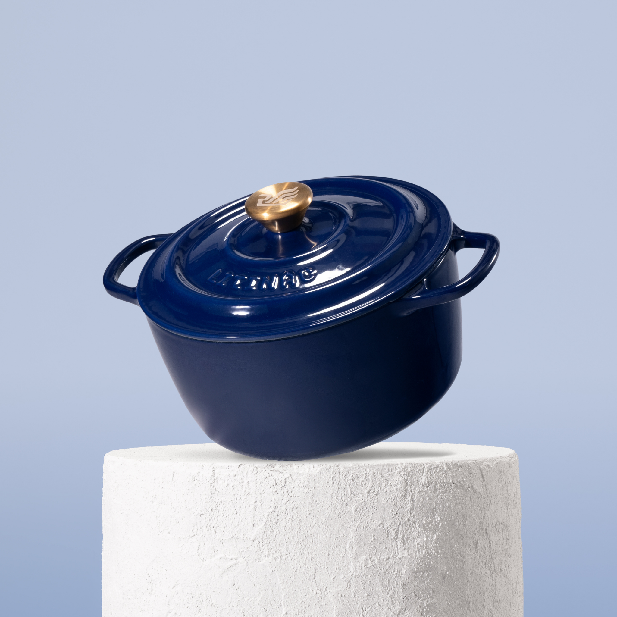 Vysoce kvalitní hrnec z litiny se smaltovaným povrchem, velikost 22 cm. Vhodný pro každodenní vaření, perfektní rozvod tepla. Barva: modrá.