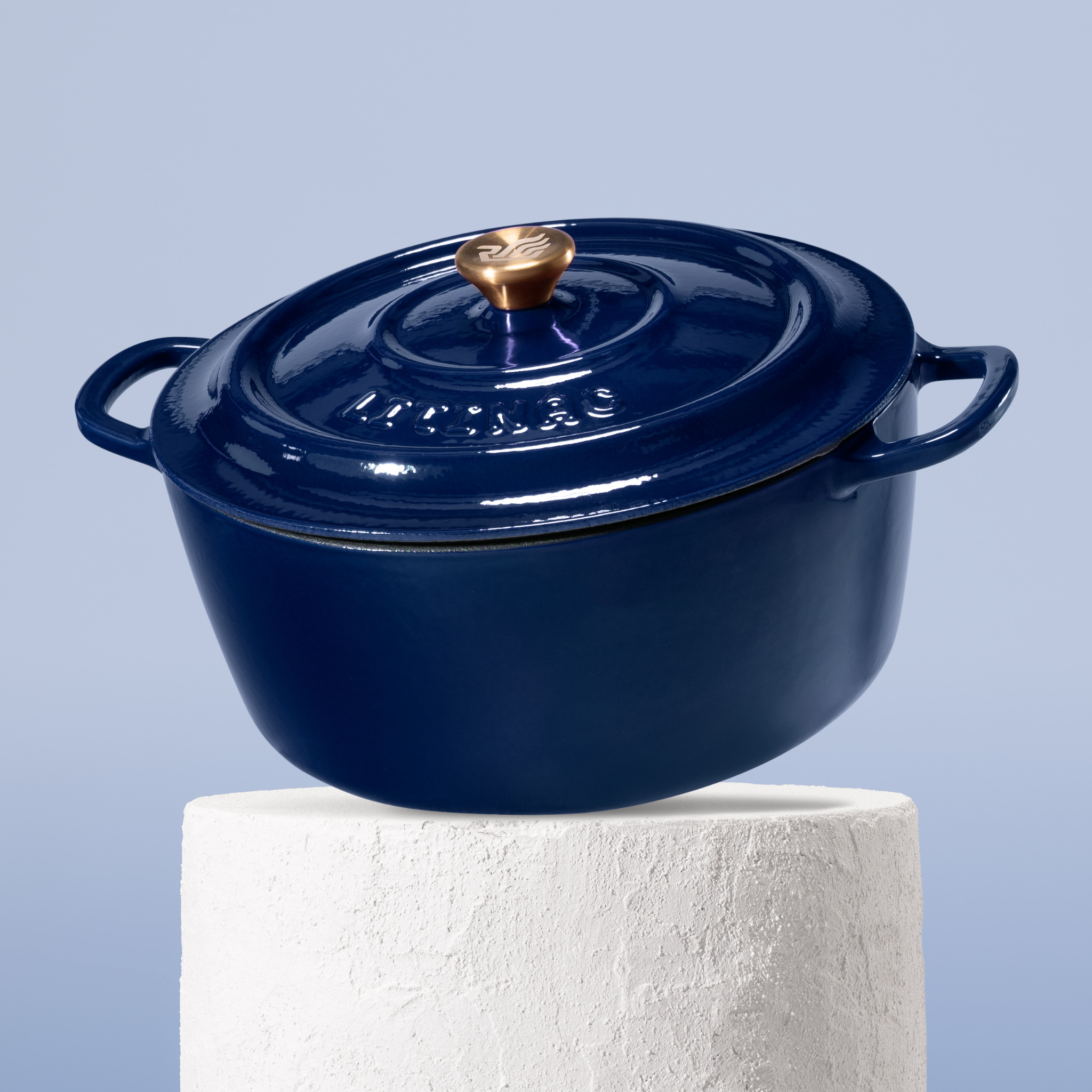 Vysoce kvalitní hrnec z litiny se smaltovaným povrchem, velikost 30 cm. Vhodný pro každodenní vaření, perfektní rozvod tepla. Barva: modrá.