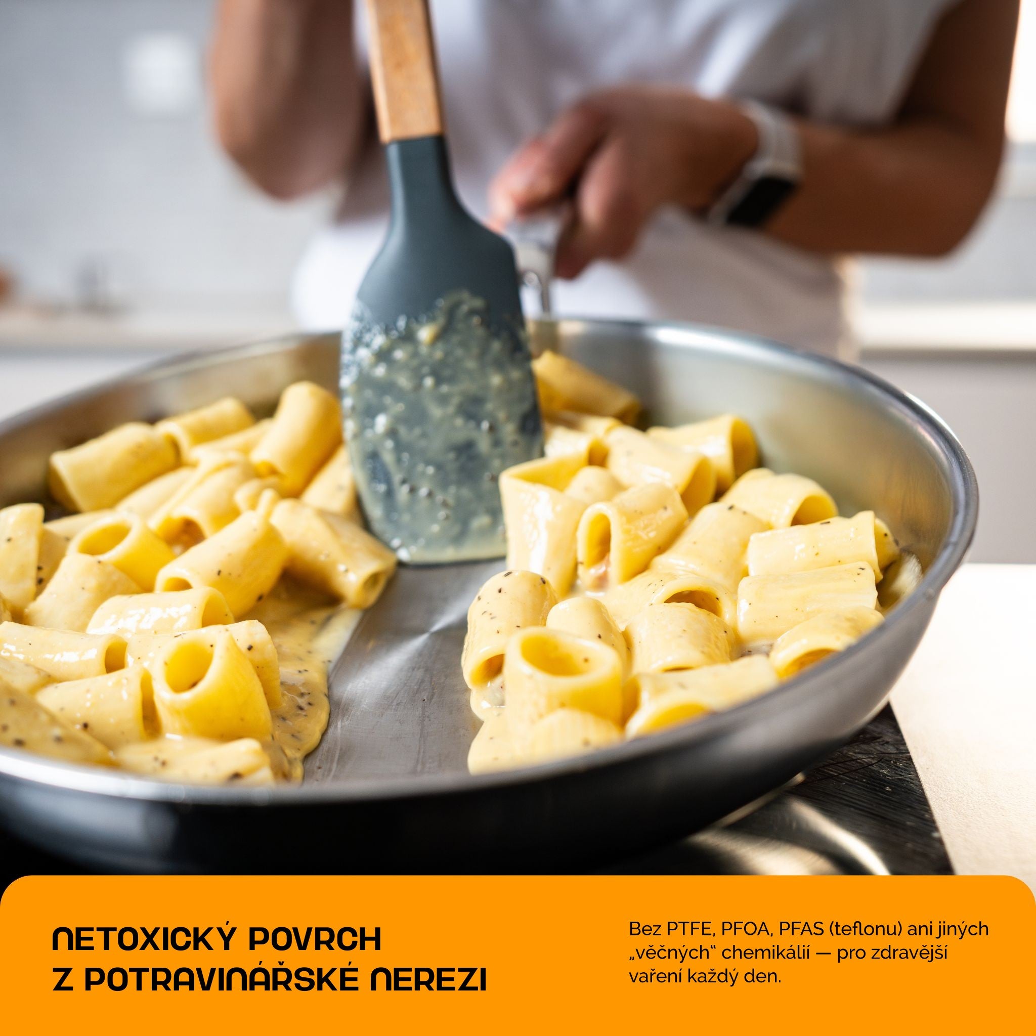 Vicevrstva nerezova ocel – panve, hrnce a kastrol s dokonaly rozvodem tepla
	