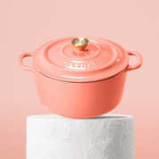 Чугунен съд за готвене с емайлирано покритие