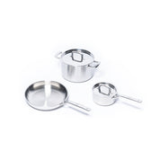 Практичен комплект, изработен от многослойна неръждаема стомана - 3 части