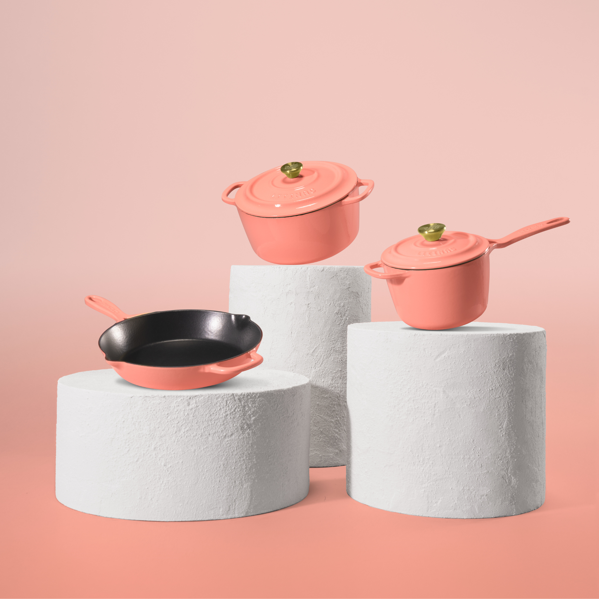 Чугунена тенджера First step - комплект от 3 части