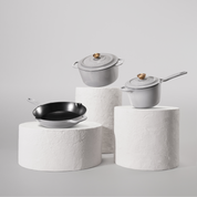 Чугунена тенджера First step - комплект от 3 части