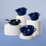 Комплект от 4 чугунени съда с емайлирано покритие
