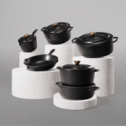 Комплект от 6 чугунени съда